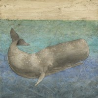 Diving Whale II Fine Art Print