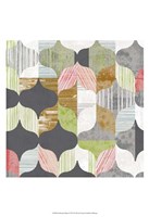 Arabesque Shapes I Framed Print