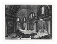 Veduta interna della Chiesa della Madonna Fine Art Print