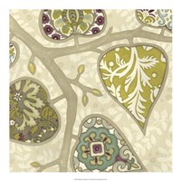 Patterns in Foliage II Framed Print