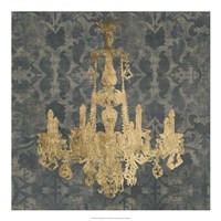 Gilt Chandelier II Fine Art Print