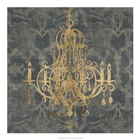 Gilt Chandelier IV Fine Art Print