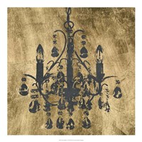 Gilt Chandelier V Fine Art Print