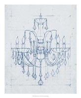 Chandelier Draft I Fine Art Print