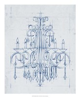 Chandelier Draft II Fine Art Print