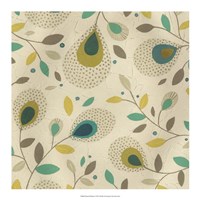 Peacock Blooms I Fine Art Print