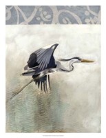 Waterbirds in Mist III Fine Art Print