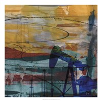 Oil Rig Abstract Fine Art Print