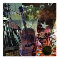 Guitar Collage Fine Art Print
