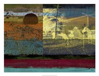 Horse & Hay Collage Fine Art Print