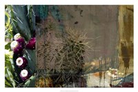 Texas Cactus Collage Fine Art Print