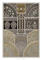 Ornament in Gold & Silver I Framed Print