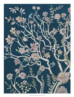 Indigo Night Chinoiserie I Fine Art Print