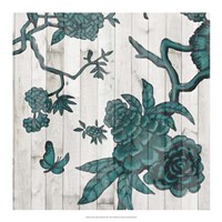 Terra Verde Chinoiserie III Fine Art Print