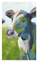 Painterly Cow III Fine Art Print