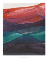 Red Hills I Fine Art Print