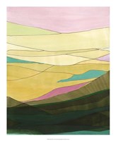 Pink Hills I Fine Art Print