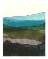 Blue Hills I Framed Print