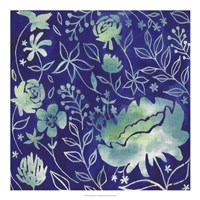 Indigo Batik II Fine Art Print