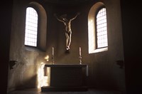 Italy Altar Cross Chapel Fine Art Print