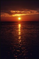 Sunset Holden Beach Fine Art Print