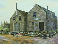 Fish Houses Fine Art Print
