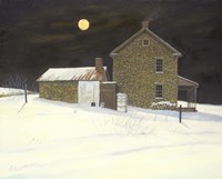 Early Moon Fine Art Print