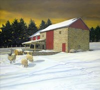 New Harmony Farm Fine Art Print