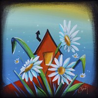 The Bashful House II Framed Print