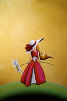 The Flower Girl Fine Art Print