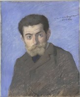 Portrait Of The Writer Joris-Karl Huysmans (1848-1907) Fine Art Print