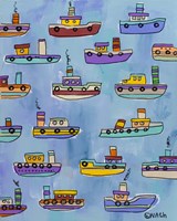 Tugboats Fine Art Print