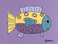 Purple Fish by Brian Nash - various sizes