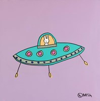 UFO Lala - Purple Fine Art Print