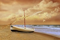 Soft Sunrise on the Beach 10 Fine Art Print