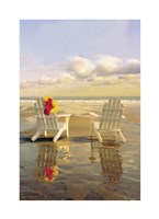 Chairs on the Beach Fine Art Print