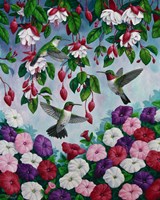 Hummingbird Heaven Fine Art Print