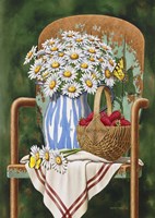 Picking Daisies Fine Art Print