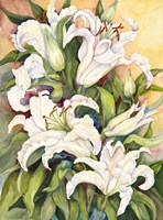Lilies Basking in the Sun Fine Art Print