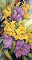 Tulips And Daffodils Fine Art Print