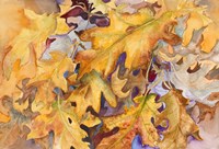 Windblown Leaves Fine Art Print