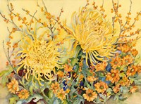 Fall Chrysanthumums Fine Art Print