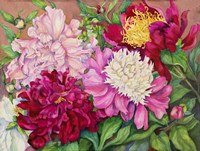 Cheryl's Peony Garden Fine Art Print