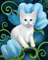 Aquamarine Cat Fine Art Print