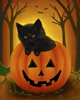 Halloween Kitten Fine Art Print