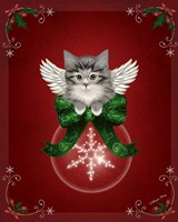 Happy Holidays Cat Fine Art Print