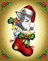 Santa Paws Fine Art Print