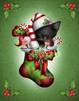 Candy Cane Elf Fine Art Print