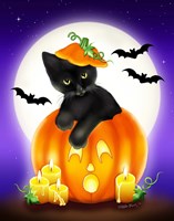 Halloween Kitty Fine Art Print