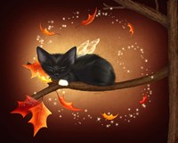 Purrfect Autumn Fine Art Print